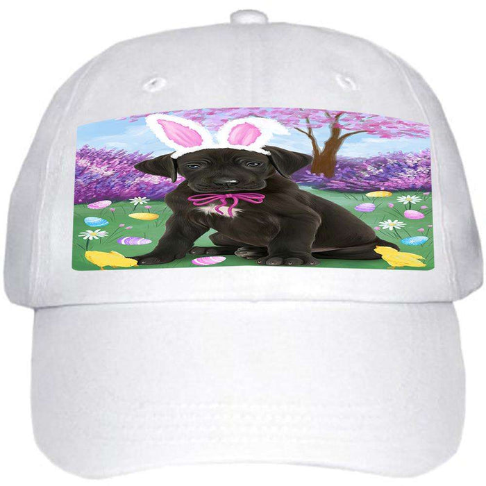 Great Dane Dog Easter Holiday Ball Hat Cap HAT51204