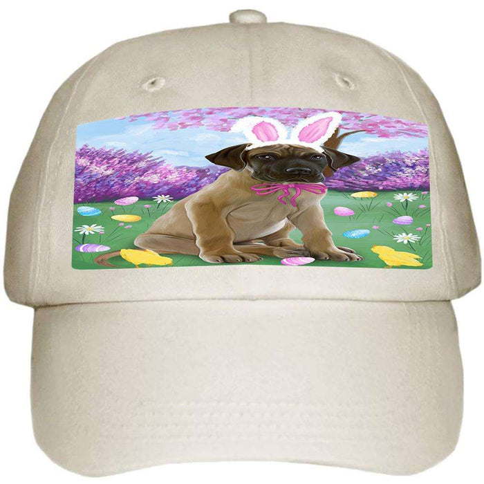Great Dane Dog Easter Holiday Ball Hat Cap HAT51207