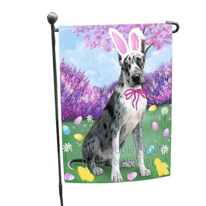 Great Dane Dog Easter Holiday Garden Flag GFLG49062