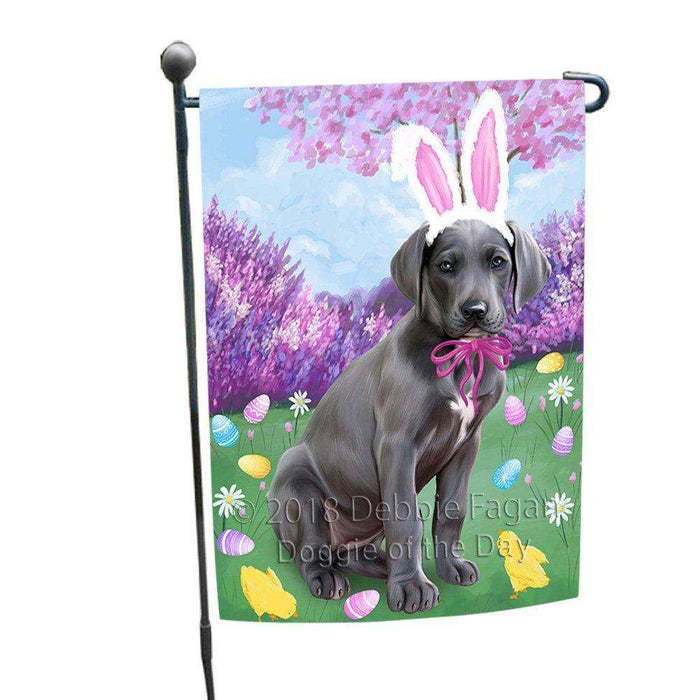 Great Dane Dog Easter Holiday Garden Flag GFLG49064