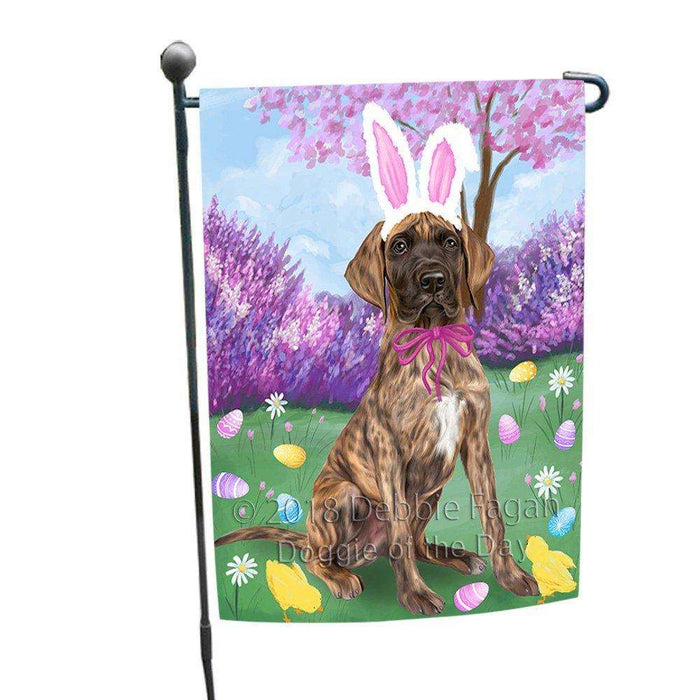 Great Dane Dog Easter Holiday Garden Flag GFLG49065