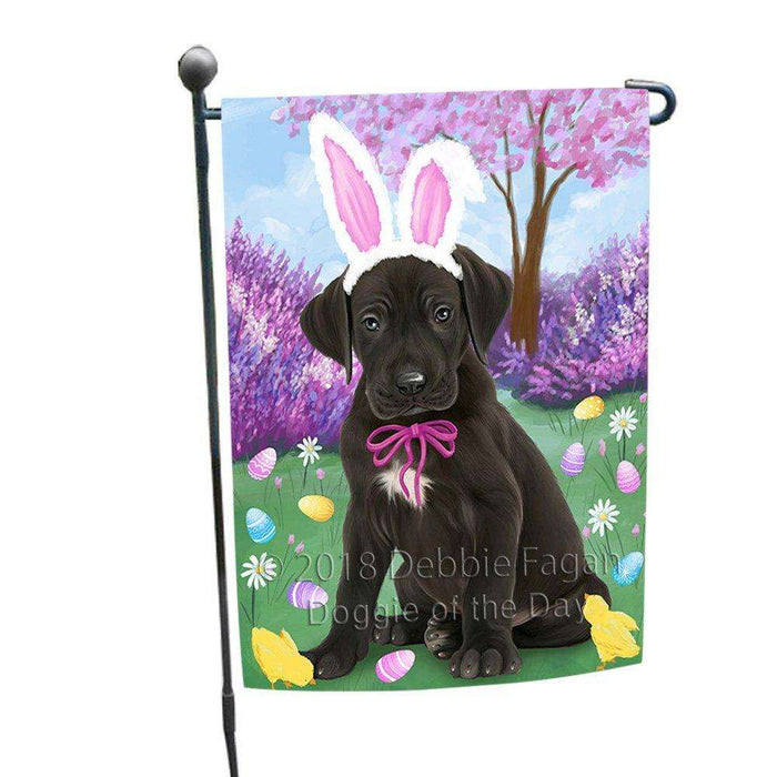 Great Dane Dog Easter Holiday Garden Flag GFLG49066