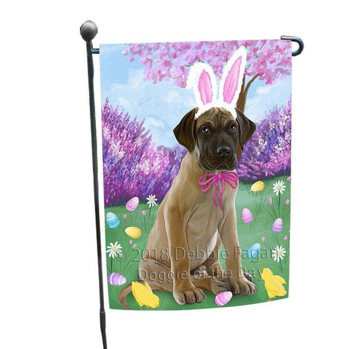 Great Dane Dog Easter Holiday Garden Flag GFLG49067