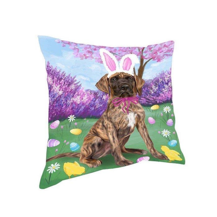 Great Dane Dog Easter Holiday Pillow PIL52480