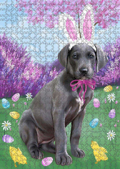 Great Dane Dog Easter Holiday Puzzle with Photo Tin PUZL50031