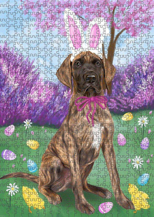 Great Dane Dog Easter Holiday Puzzle with Photo Tin PUZL50034