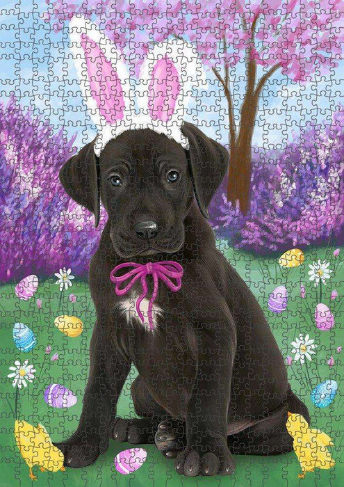 Great Dane Dog Easter Holiday Puzzle with Photo Tin PUZL50037