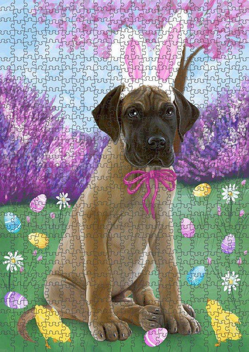 Great Dane Dog Easter Holiday Puzzle with Photo Tin PUZL50040