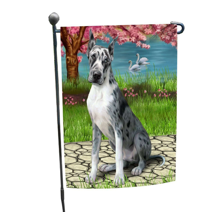Great Dane Dog Garden Flag