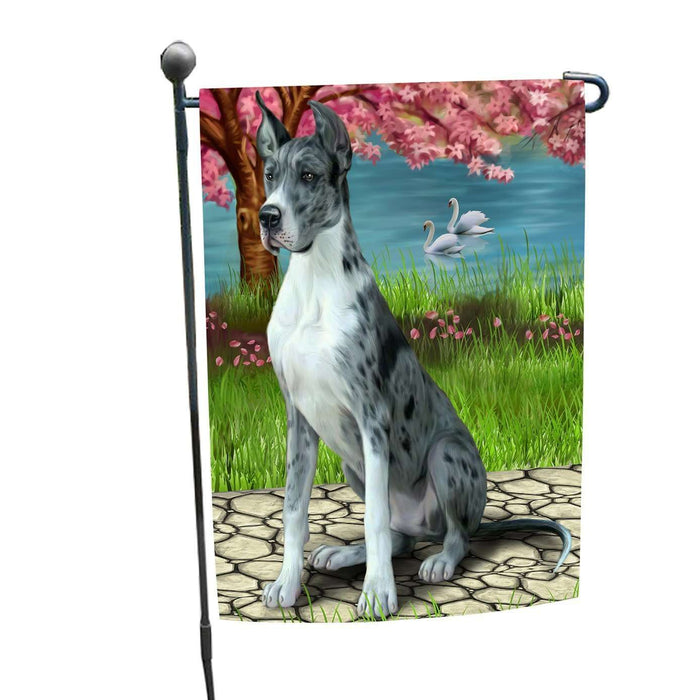 Great Dane Dog Garden Flag