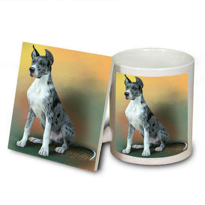 Great Dane Dog Mug and Coaster Set