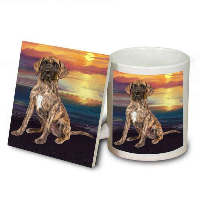 Great Dane Dog Mug and Coaster Set