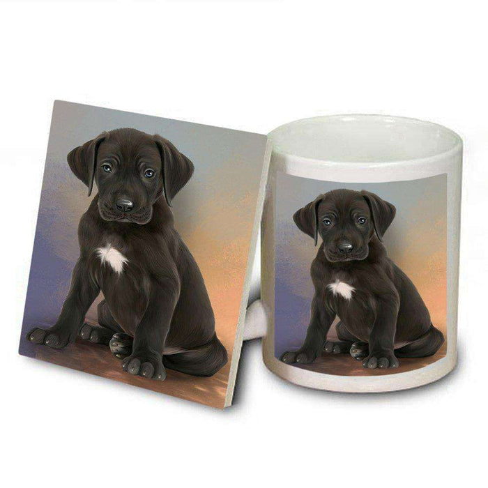 Great Dane Dog Mug and Coaster Set