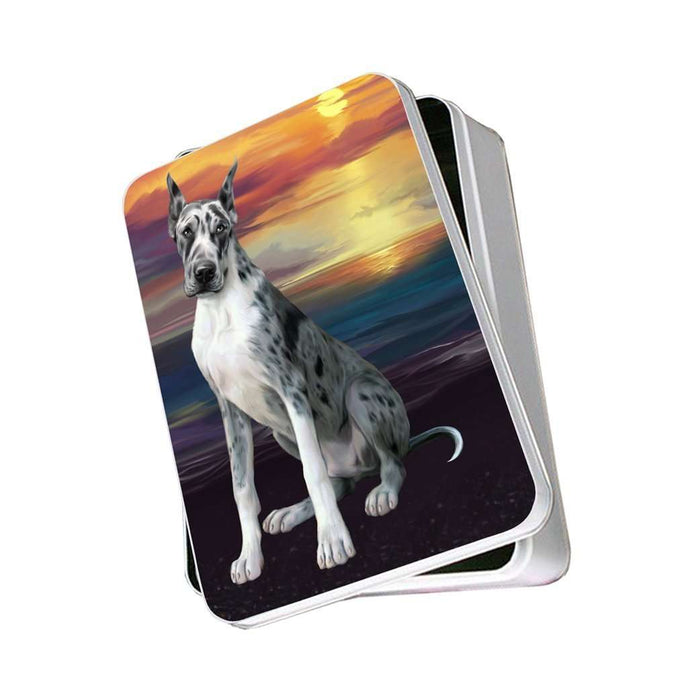 Great Dane Dog Photo Storage Tin