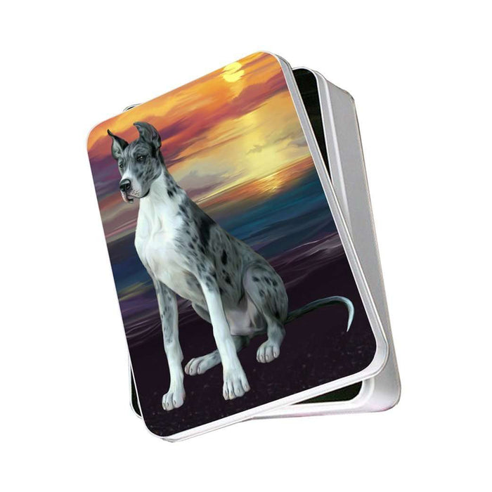 Great Dane Dog Photo Storage Tin