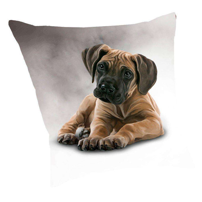 Great Dane Dog Throw Pillow D020