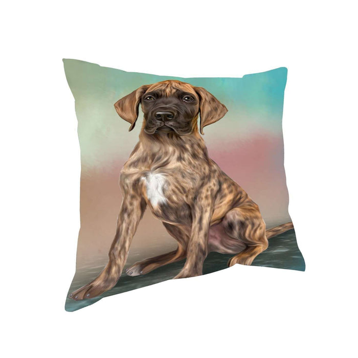 Great Dane Dog Throw Pillow