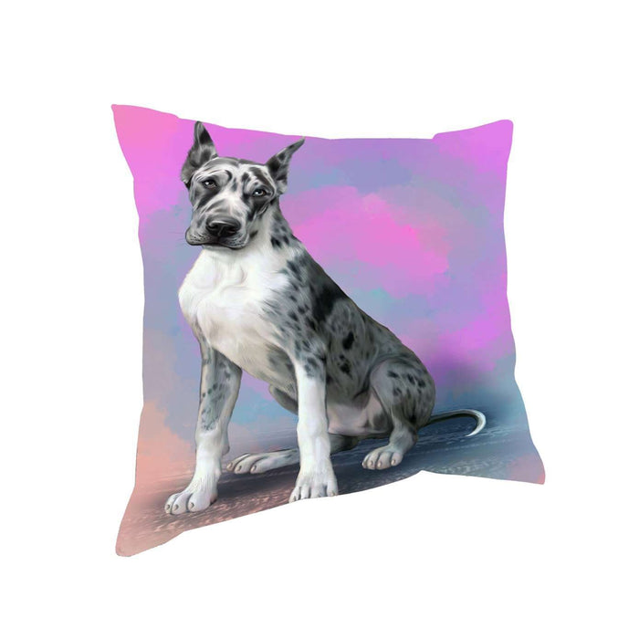 Great Dane Dog Throw Pillow