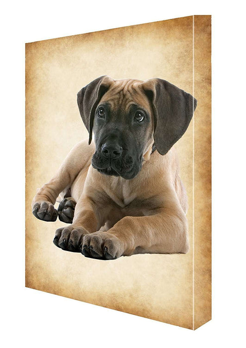 Great Dane Puppy Dog Canvas