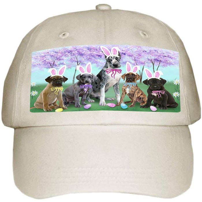 Great Danes Dog Easter Holiday Ball Hat Cap HAT51195