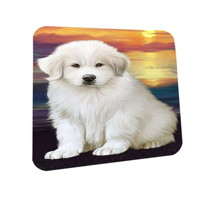 Great Pyrenees Dog Coasters Set of 4 CST48451