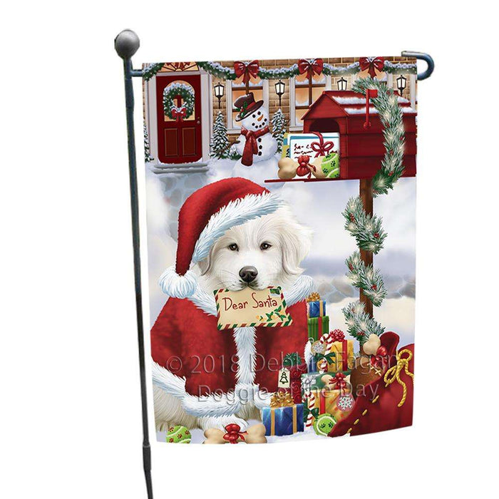 Great Pyrenees Dog Dear Santa Letter Christmas Holiday Mailbox Garden Flag GFLG53602