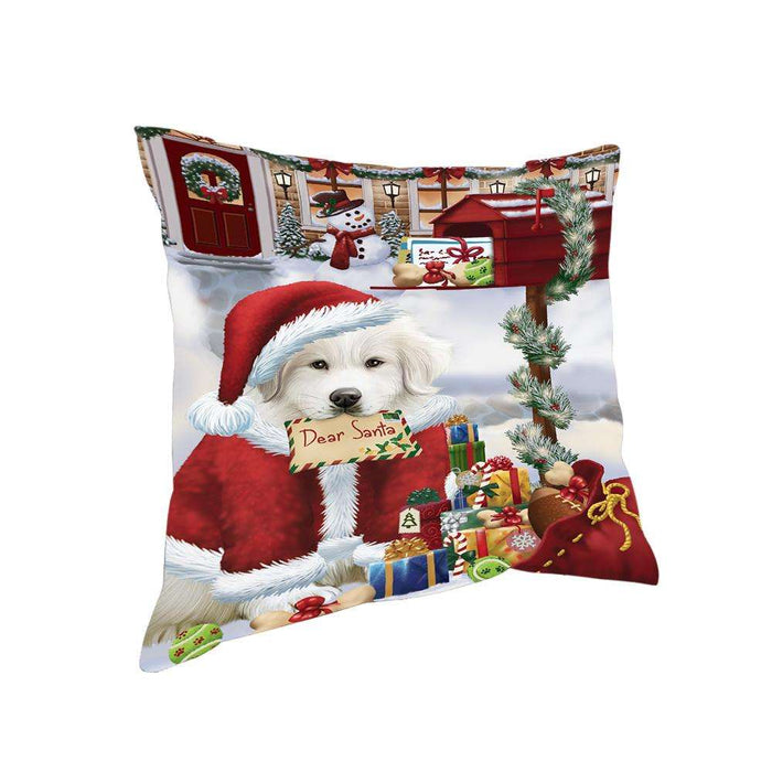 Great Pyrenees Dog Dear Santa Letter Christmas Holiday Mailbox Pillow PIL70784