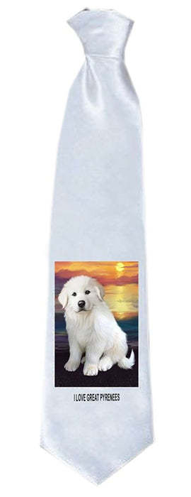 Great Pyrenees Dog Neck Tie TIE48292