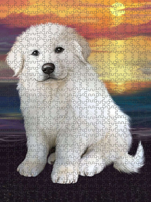 Great Pyrenees Dog Puzzle with Photo Tin PUZL49326