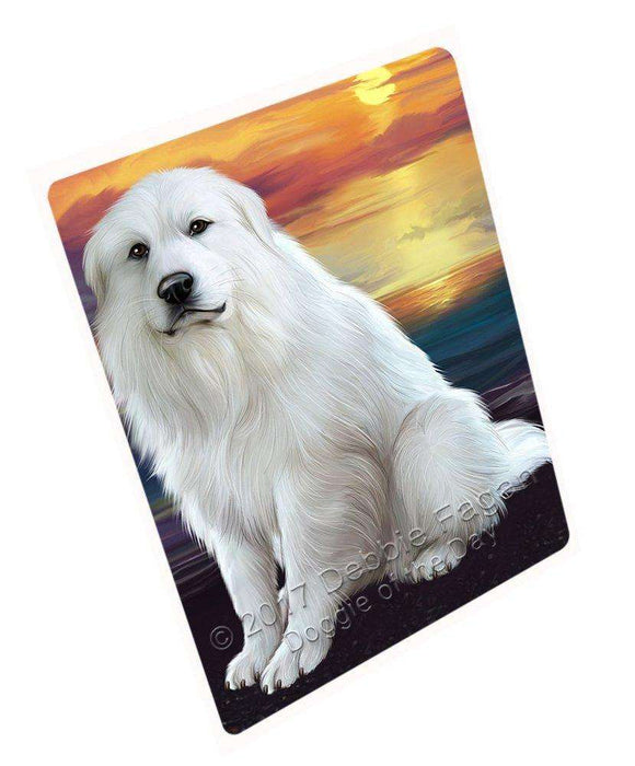 Great Pyrenees Dog Tempered Cutting Board C49305