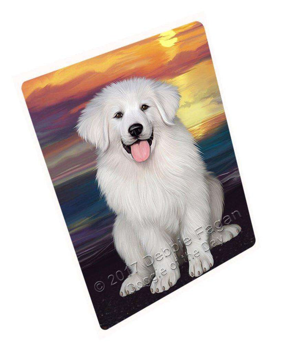 Great Pyrenees Dog Tempered Cutting Board C49308