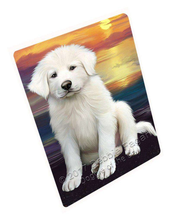 Great Pyrenees Dog Tempered Cutting Board C49311