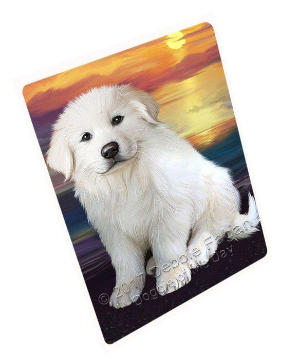 Great Pyrenees Dog Tempered Cutting Board C49314