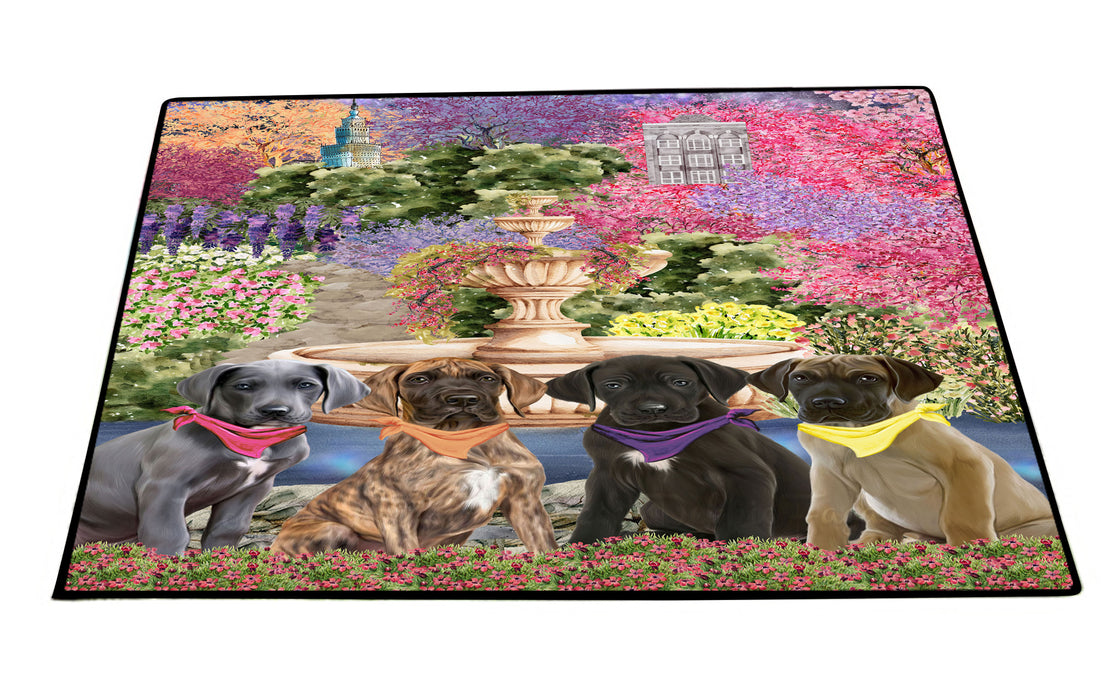 Great Dane Floor Mat: Explore a Variety of Designs, Custom, Personalized, Anti-Slip Door Mats for Indoor and Outdoor, Gift for Dog and Pet Lovers