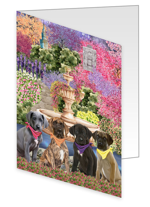 Great Dane Greeting Cards & Note Cards with Envelopes: Explore a Variety of Designs, Custom, Invitation Card Multi Pack, Personalized, Gift for Pet and Dog Lovers