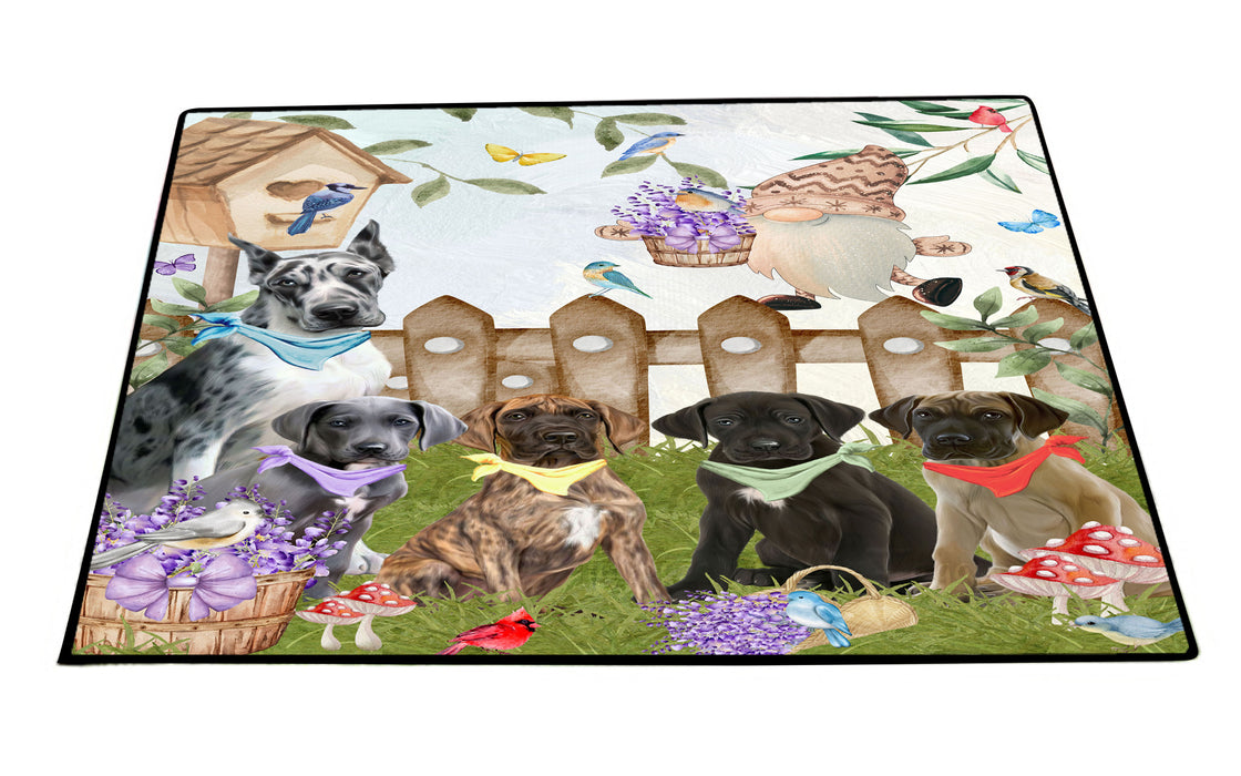 Great Dane Floor Mats and Doormat: Explore a Variety of Designs, Custom, Anti-Slip Welcome Mat for Outdoor and Indoor, Personalized Gift for Dog Lovers