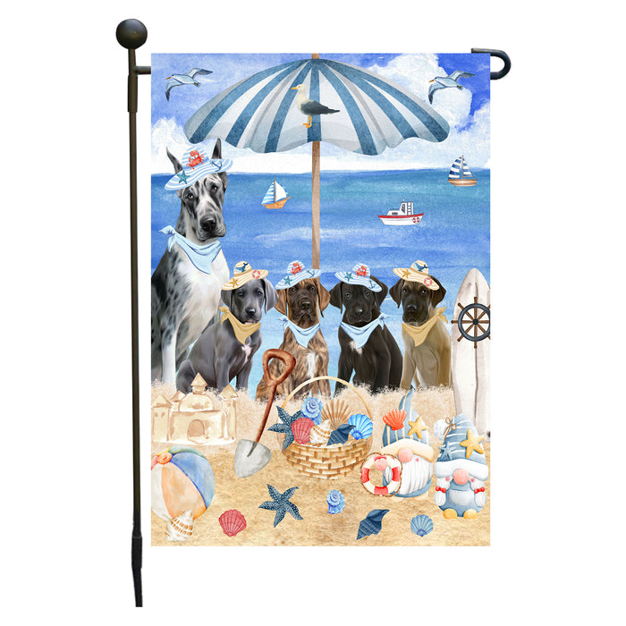 Great Dane Dogs Garden Flag, Double-Sided Outdoor Yard Garden Decoration, Explore a Variety of Designs, Custom, Weather Resistant, Personalized, Flags for Dog and Pet Lovers