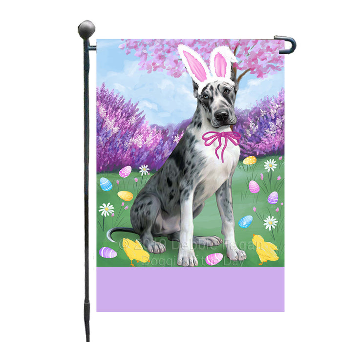 Personalized Easter Holiday Great Dane Dog Custom Garden Flags GFLG-DOTD-A58875
