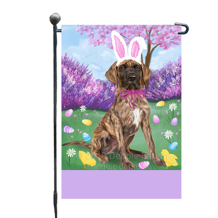 Personalized Easter Holiday Great Dane Dog Custom Garden Flags GFLG-DOTD-A58878