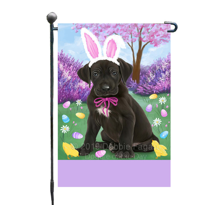 Personalized Easter Holiday Great Dane Dog Custom Garden Flags GFLG-DOTD-A58879