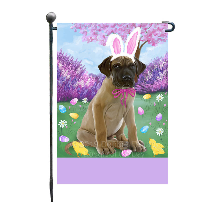 Personalized Easter Holiday Great Dane Dog Custom Garden Flags GFLG-DOTD-A58880