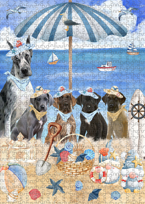 Great Dane Jigsaw Puzzle: Explore a Variety of Personalized Designs, Interlocking Puzzles Games for Adult, Custom, Dog Lover's Gifts