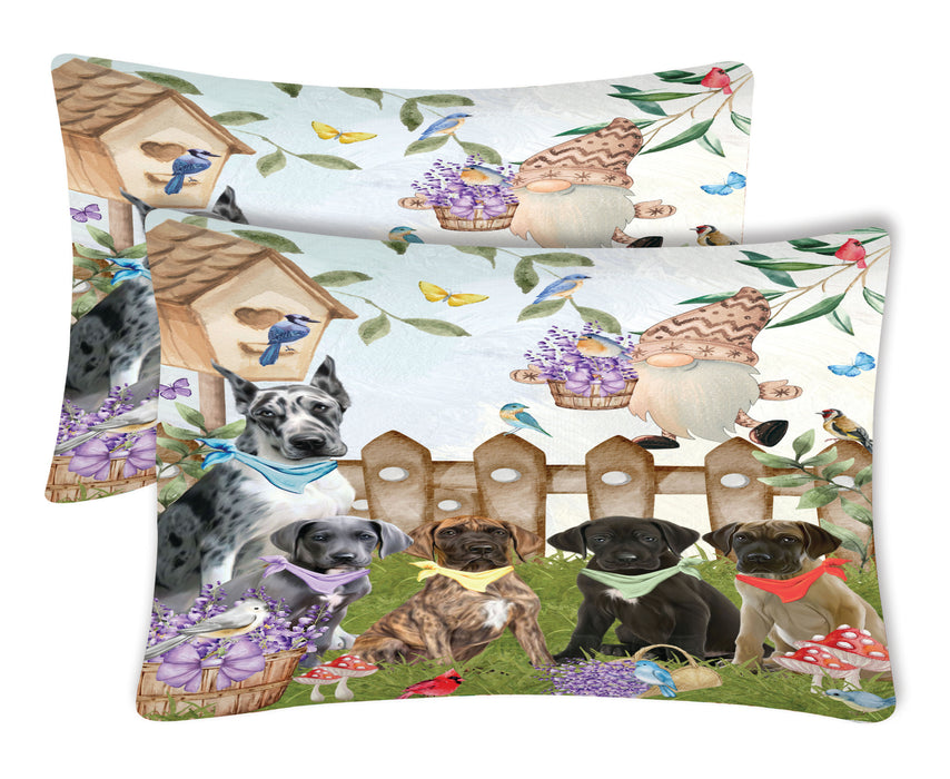 Great Dane Pillow Case, Standard Pillowcases Set of 2, Explore a Variety of Designs, Custom, Personalized, Pet & Dog Lovers Gifts