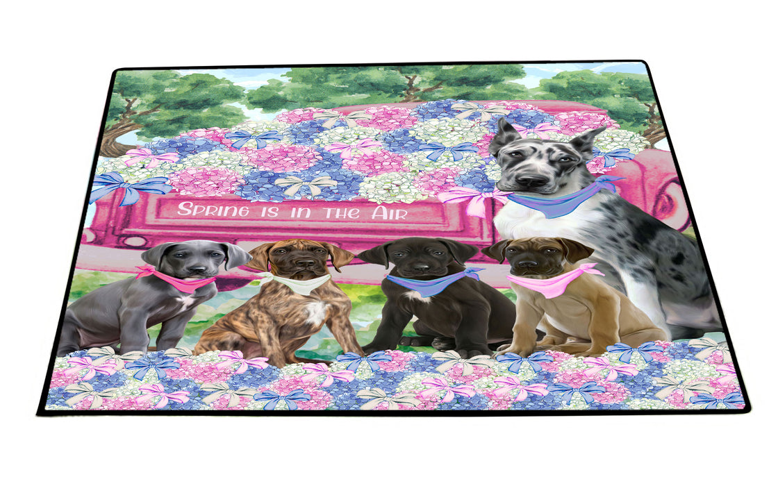 Great Dane Floor Mats: Explore a Variety of Designs, Personalized, Custom, Halloween Anti-Slip Doormat for Indoor and Outdoor, Dog Gift for Pet Lovers