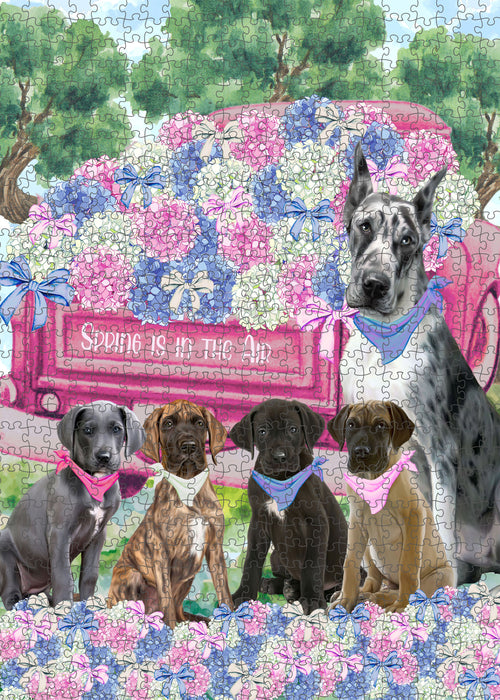 Great Dane Jigsaw Puzzle: Interlocking Puzzles Games for Adult, Explore a Variety of Custom Designs, Personalized, Pet and Dog Lovers Gift