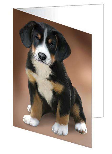 Greater Swiss Mountain Dog Handmade Artwork Assorted Pets Greeting Cards and Note Cards with Envelopes for All Occasions and Holiday Seasons GCD62246