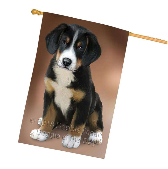 Greater Swiss Mountain Dog House Flag FLG52937