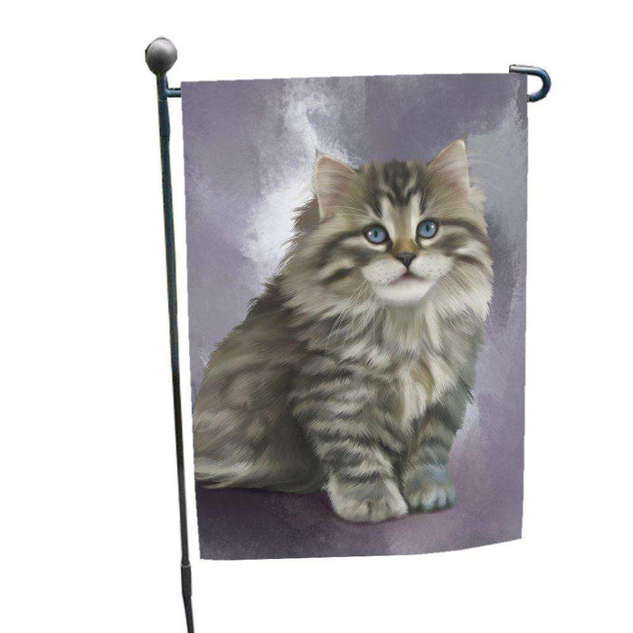 Grey Persian Cat Garden Flag