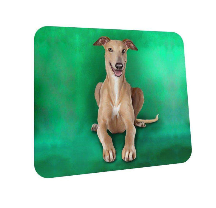 Greyhound Dog Coasters Set of 4