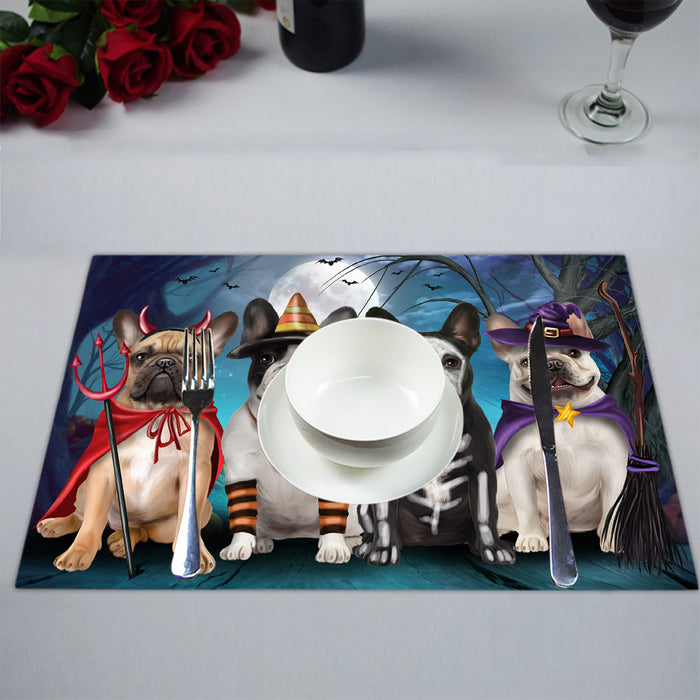 Halloween Trick or Teat French Bulldogs Placemat